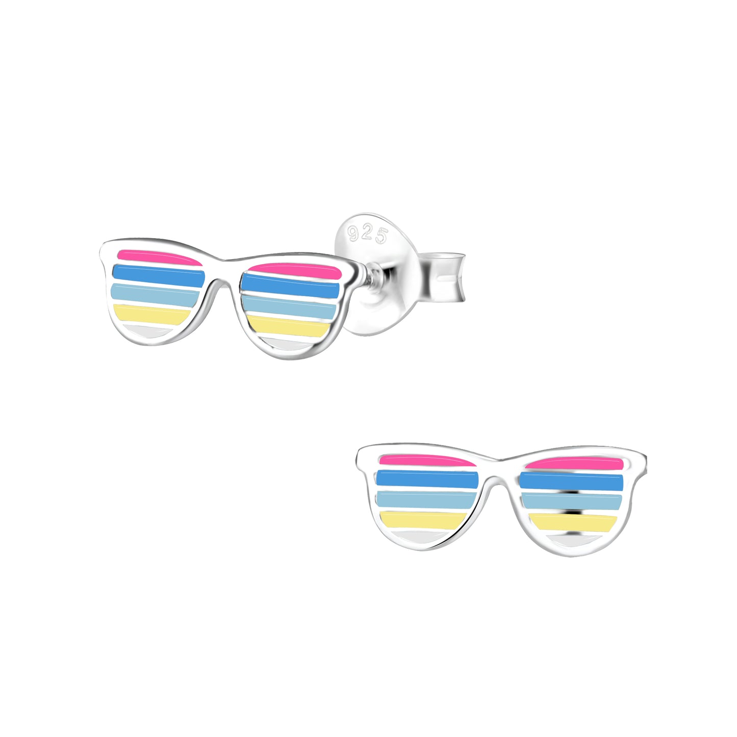 Sterling Silver Sunglasses Stud Earrings