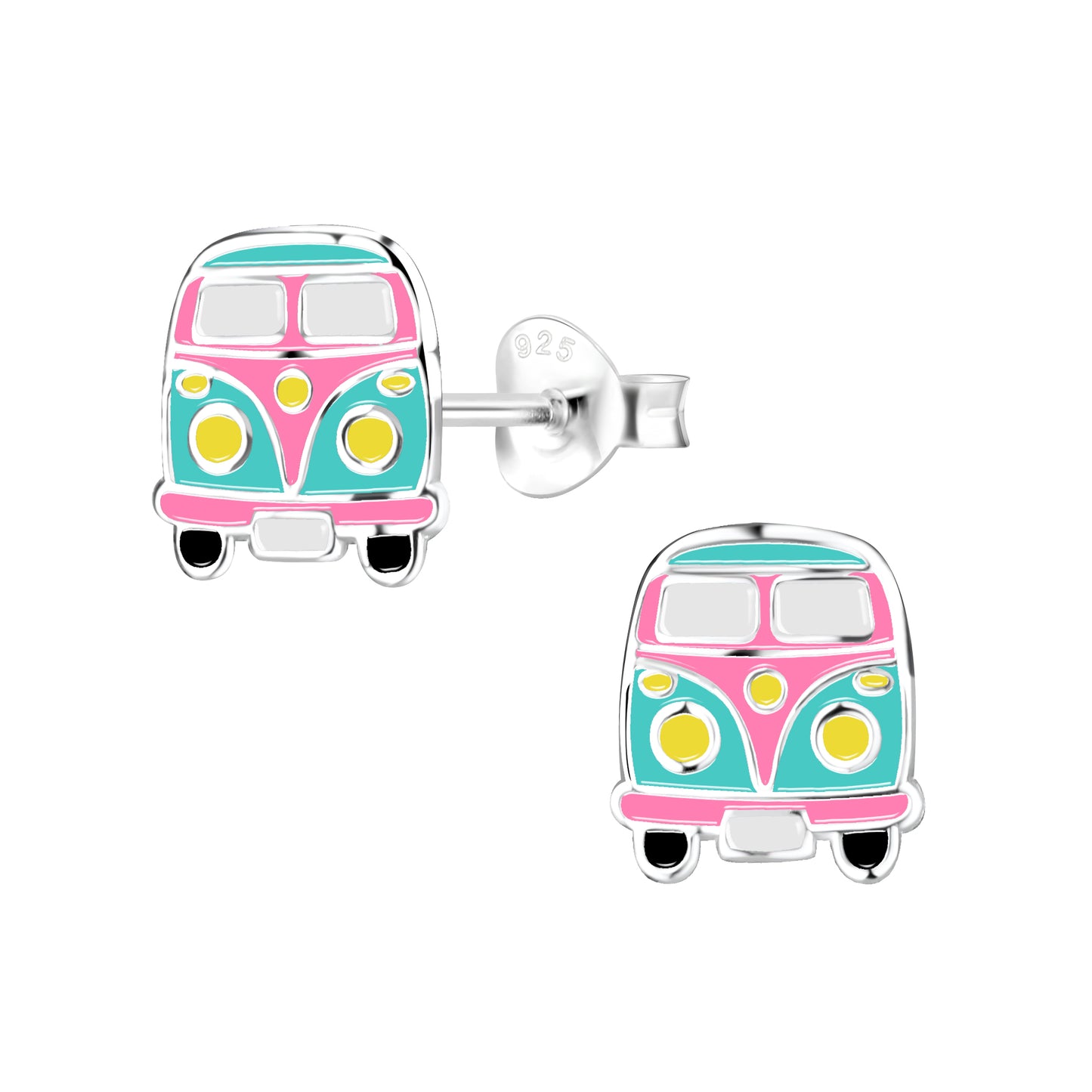 Sterling Silver Van Stud Earrings