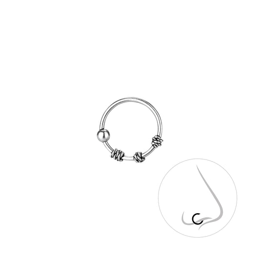 Sterling Silver 9mm Nose Ring