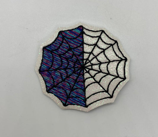 Colorful Window Web Tiny Topper