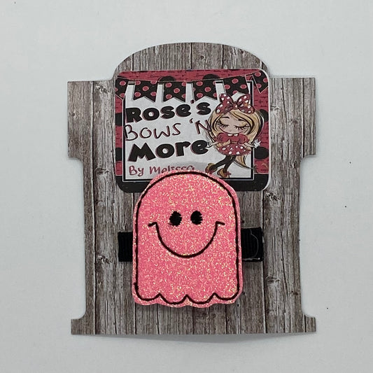 Glow in the dark ghost tiny topper