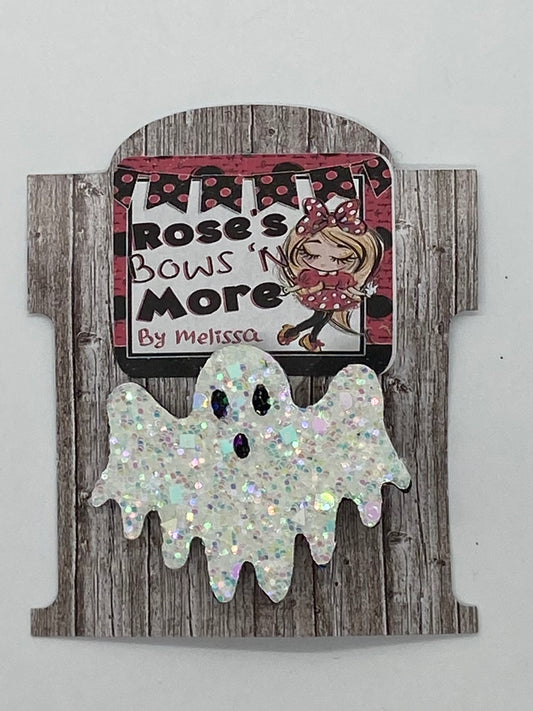 Ghost glitter tiny topper